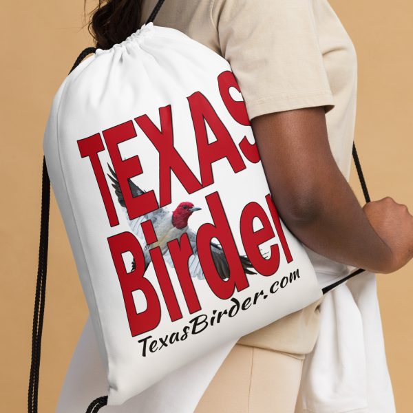 Texas Birder Drawstring Bag - Image 3