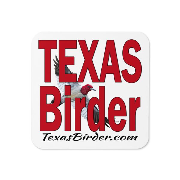 Texas Birder Cork-Back Coaster