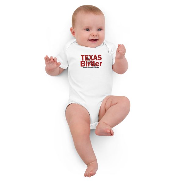 Texas Birder Organic Cotton Baby Bodysuit - Image 2