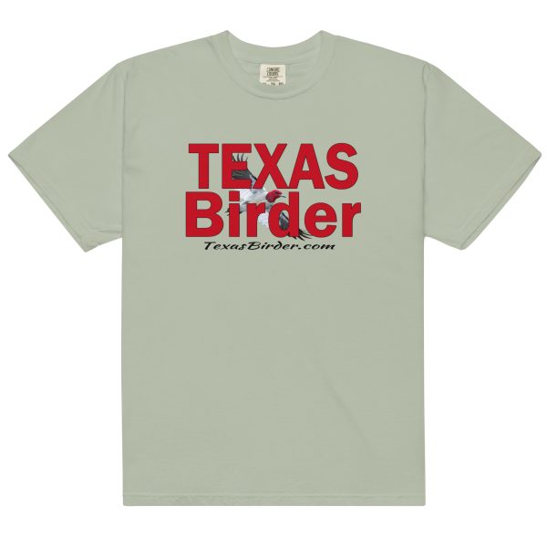 Texas Birder Unisex Garment-Dyed Heavyweight T-Shirt - Image 20