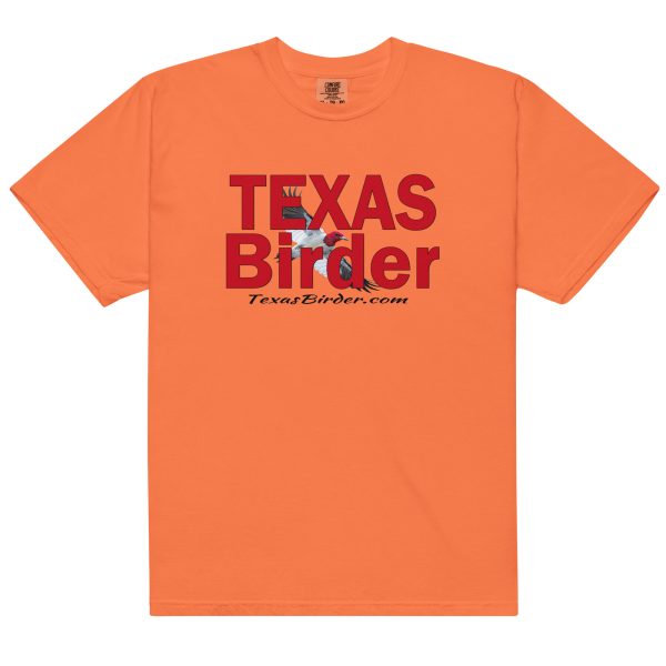 Texas Birder Unisex Garment-Dyed Heavyweight T-Shirt - Image 6