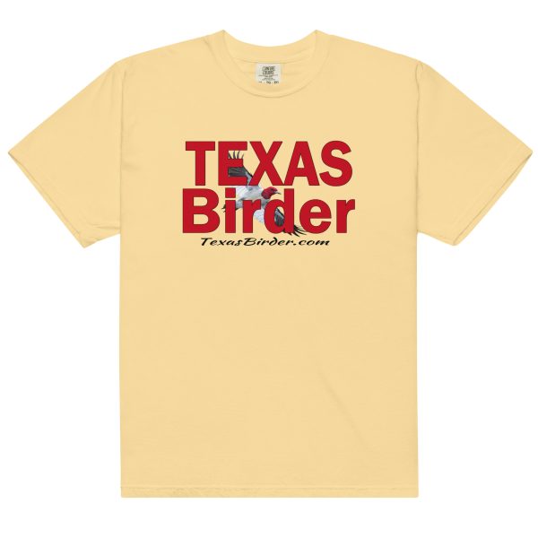 Texas Birder Unisex Garment-Dyed Heavyweight T-Shirt - Image 28