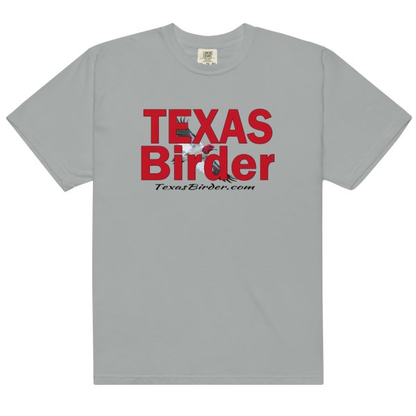 Texas Birder Unisex Garment-Dyed Heavyweight T-Shirt - Image 16