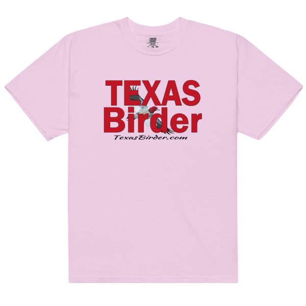 Texas Birder Unisex Garment-Dyed Heavyweight T-Shirt - Image 24