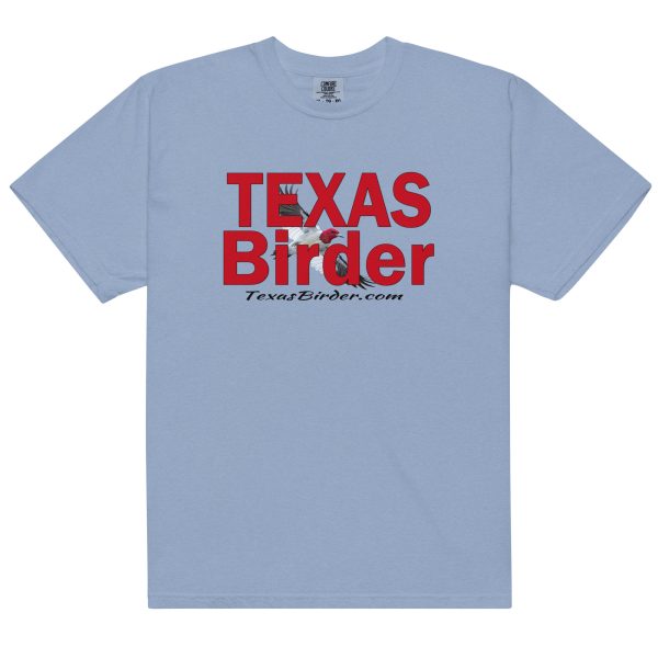 Texas Birder Unisex Garment-Dyed Heavyweight T-Shirt - Image 18