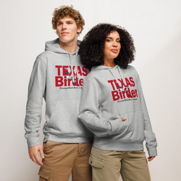Texas Birder Unisex Organic Mid-Weight Hoodie - Image 3