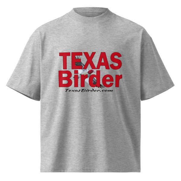 Unisex Organic Oversized High Neck Texas Birder T-Shirt - Image 2