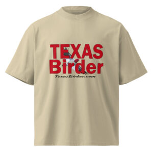 Unisex Organic Oversized High Neck Texas Birder T-Shirt