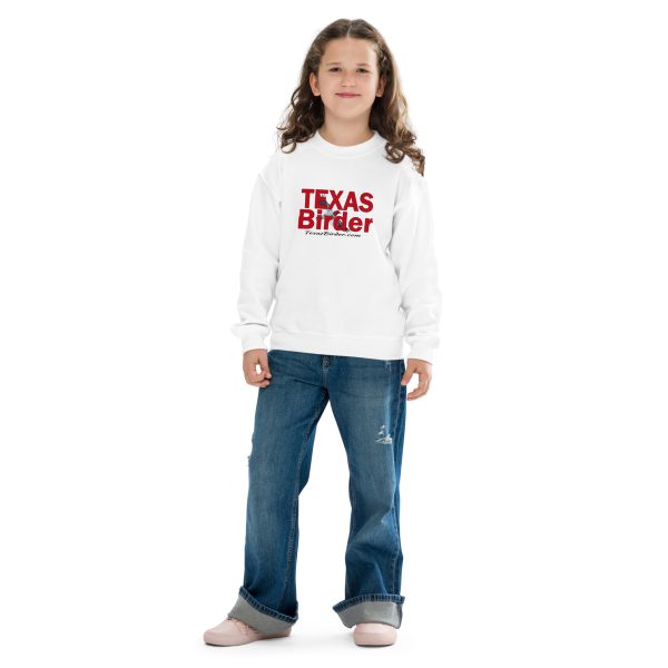 Texas Birder Youth Crewneck Sweatshirt - Image 6