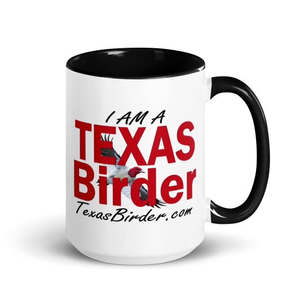 I Am a Texas Birder Mug with Color Inside - Image 5