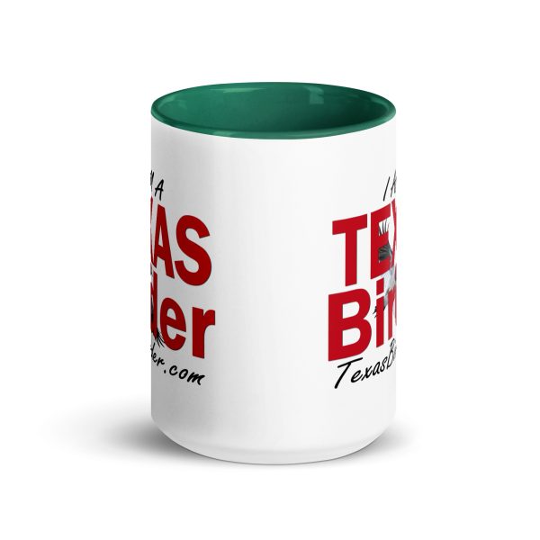 I Am a Texas Birder Mug with Color Inside - Image 20