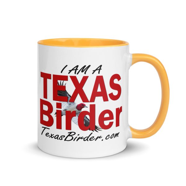 I Am a Texas Birder Mug with Color Inside - Image 34
