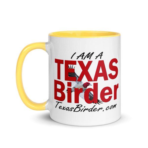 I Am a Texas Birder Mug with Color Inside - Image 42