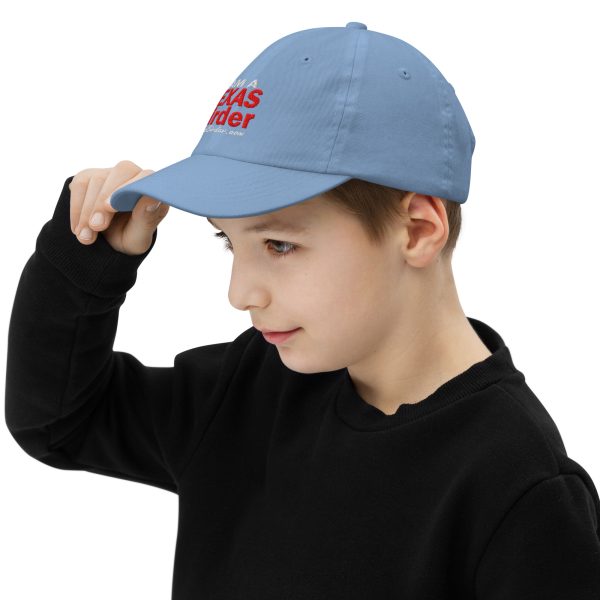 I Am a Texas Birder Youth Baseball Cap - Image 21