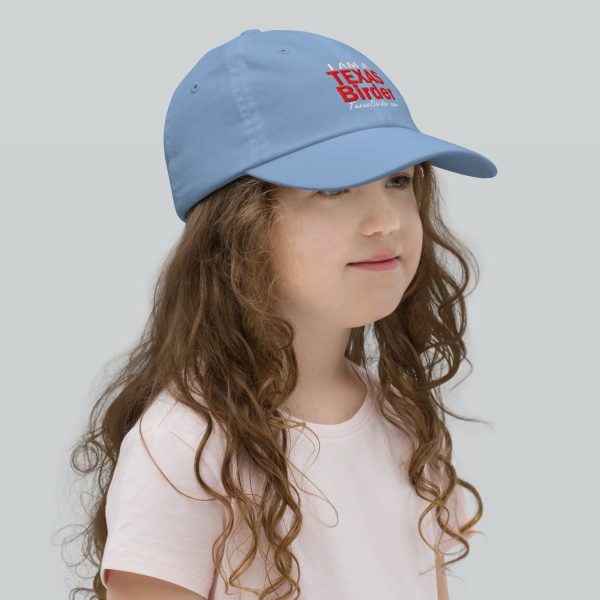 I Am a Texas Birder Youth Baseball Cap - Image 2