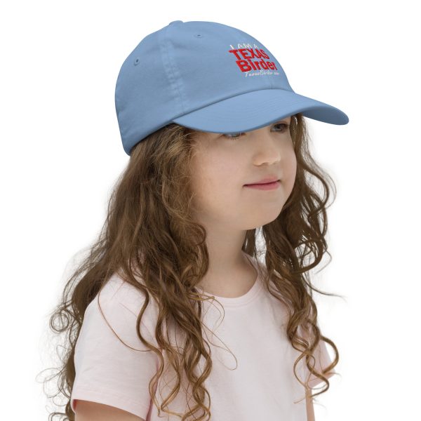 I Am a Texas Birder Youth Baseball Cap - Image 6