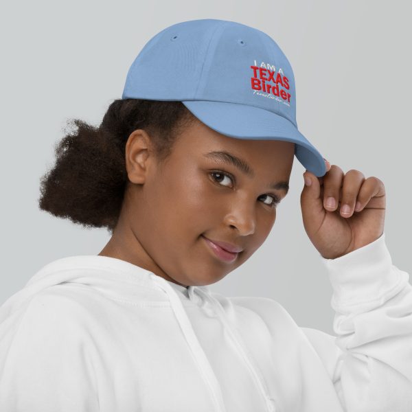 I Am a Texas Birder Youth Baseball Cap - Image 7