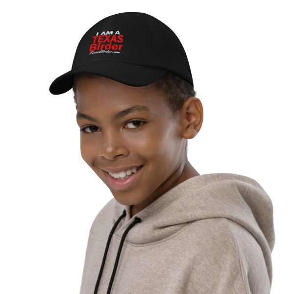 I Am a Texas Birder Youth Baseball Cap - Image 3