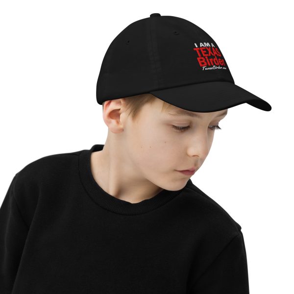 I Am a Texas Birder Youth Baseball Cap - Image 11