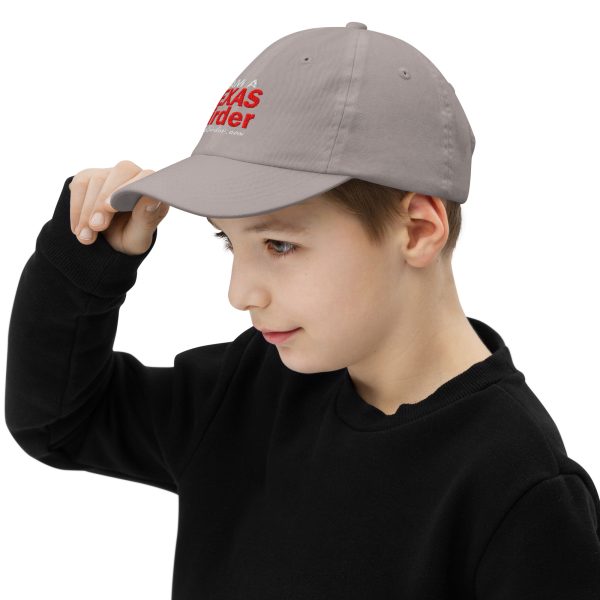 I Am a Texas Birder Youth Baseball Cap - Image 25