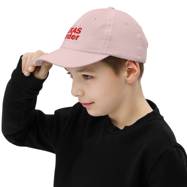 I Am a Texas Birder Youth Baseball Cap - Image 33