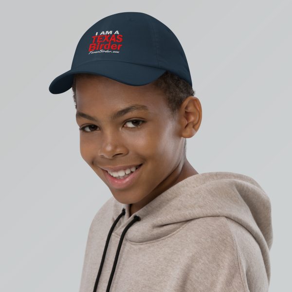 I Am a Texas Birder Youth Baseball Cap - Image 5