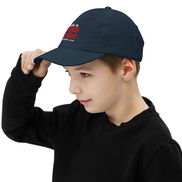 I Am a Texas Birder Youth Baseball Cap - Image 14