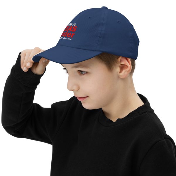 I Am a Texas Birder Youth Baseball Cap - Image 18