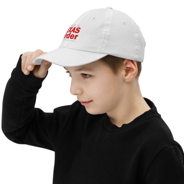 I Am a Texas Birder Youth Baseball Cap - Image 37