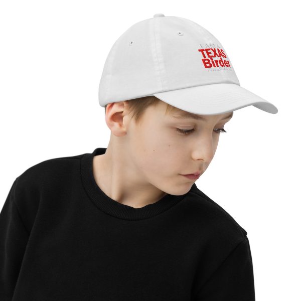 I Am a Texas Birder Youth Baseball Cap - Image 38