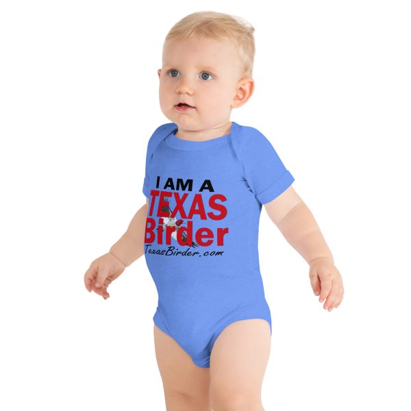 I Am a Texas Birder - Baby Short Sleeve One Piece - Image 3