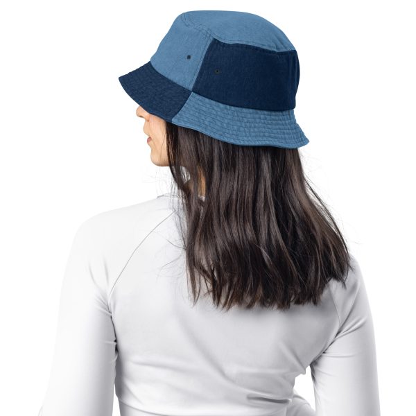 I Am a Texas Birder Denim Bucket Hat - Image 4
