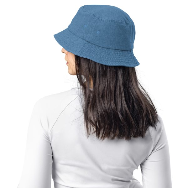 I Am a Texas Birder Denim Bucket Hat - Image 6