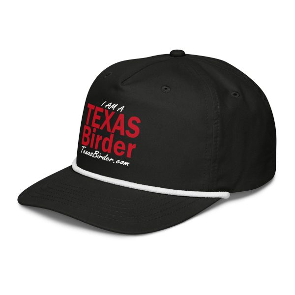 I Am a Texas Birder Golf Rope Cap - Image 4