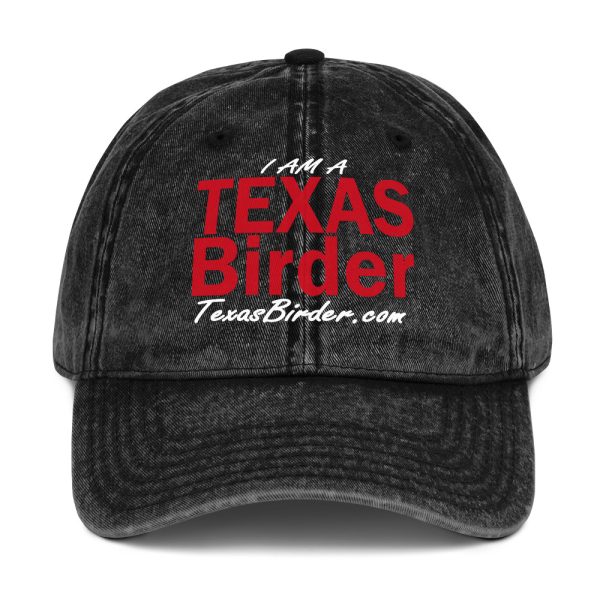 I Am a Texas Birder - Vintage Cotton Twill Cap - Image 2