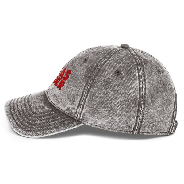 I Am a Texas Birder Vintage Cotton Twill Cap - Wide Lettering - Image 11