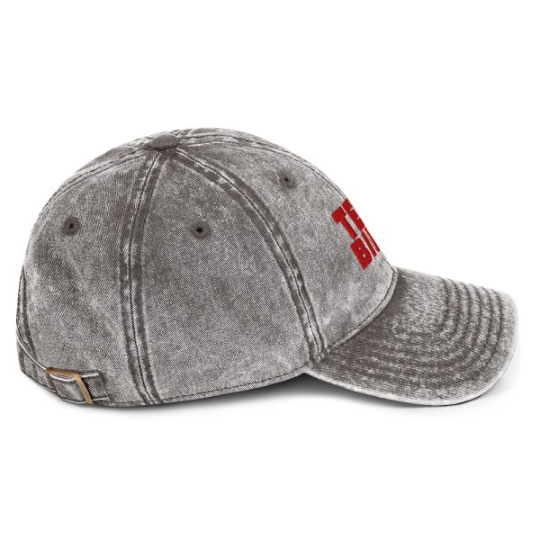 I Am a Texas Birder Vintage Cotton Twill Cap - Wide Lettering - Image 12
