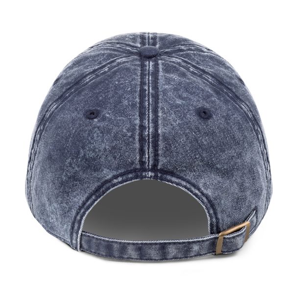I Am a Texas Birder Vintage Cotton Twill Cap - Wide Lettering - Image 2