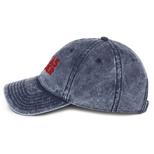 I Am a Texas Birder Vintage Cotton Twill Cap - Wide Lettering - Image 3