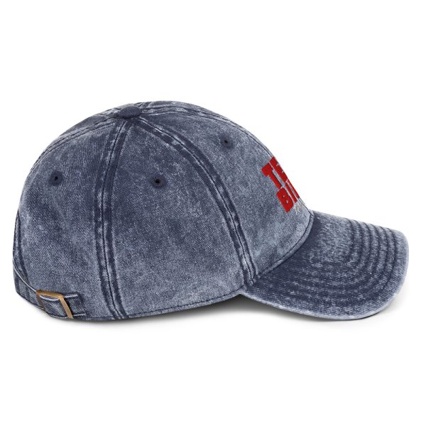I Am a Texas Birder Vintage Cotton Twill Cap - Wide Lettering - Image 4