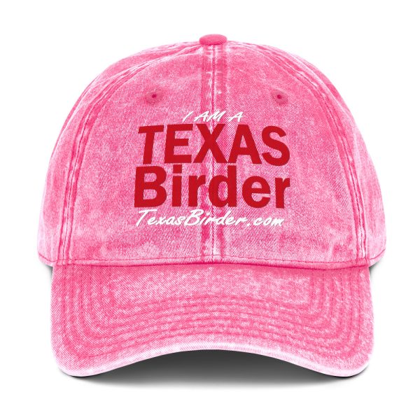 I Am a Texas Birder - Vintage Cotton Twill Cap - Image 13