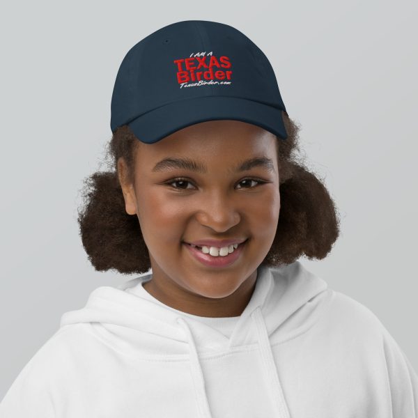 I Am a Texas Birder Youth Baseball Cap - Image 3