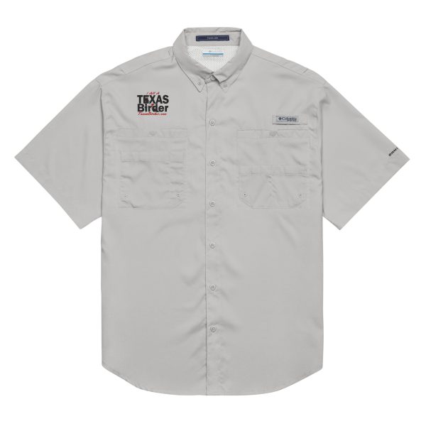 Texas Birder - Men’s Columbia Short Sleeve Button Shirt - Image 2