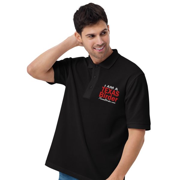 Texas Birder Men's Premium Polo - Image 2