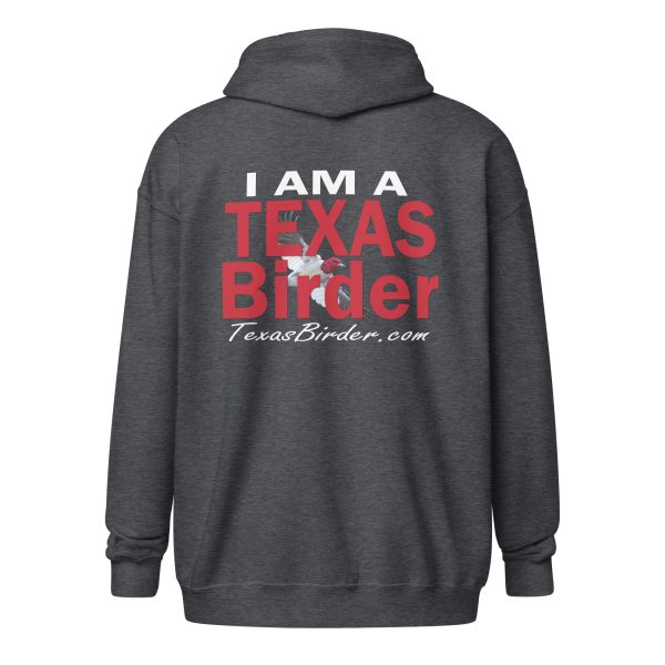 Texas Birder Unisex Heavy Blend Zip Hoodie - Image 12