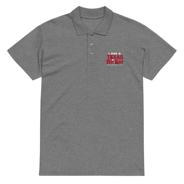 Texas Birder Premium Pique Polo Shirt - Image 5