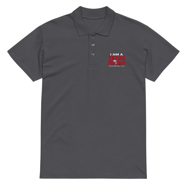 Texas Birder Premium Pique Polo Shirt - Image 3